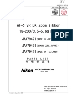 AF-S VR DX Zoom Nikkor 18-200/3.5-5.6G ED: JAA79471 JAA79461