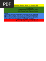 Automated Marking Score For English SPM (New Format)