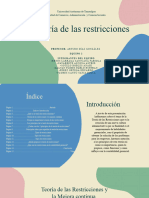 Teoria de Las Restricciones