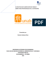 Herramientas Efectivas de Planificación de Tareas y Optimización de Tiempo para Profesionales de La Contadurá