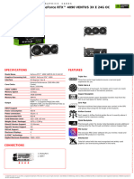 Geforce RTX 4090 Ventus 3x e 24g Oc