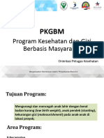 PKGBM: Program Kesehatan Dan Gizi Berbasis Masyarakat
