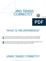 1 Understanding Correct Use of Tenses
