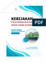 Kebijakan Pelayanan Kastamer Dan Kerja Sama Rumah Sakit