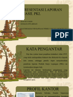 Presentasi Laporan Hasil PKL Dwi Komang