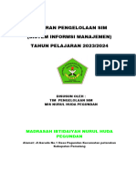 Laporan Pengelolaan SIM MADRASAH