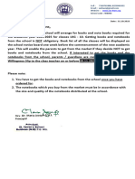 Books Distribution Notification For The Academic Year 2024-2025