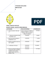 Cronograma Sociales 3ro