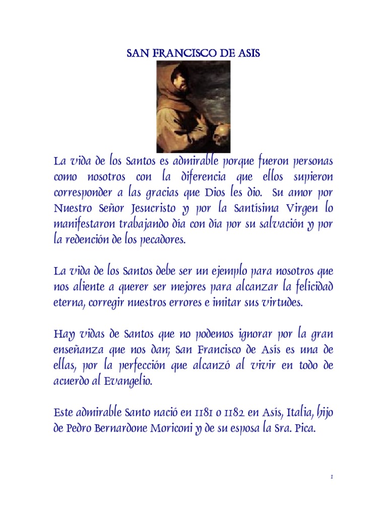 Vida de San Francisco de Asis - 1595013616