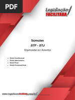 SUMULAS-STF e STJ Organizada Porassuntos | PDF | Direito Público | Justiça