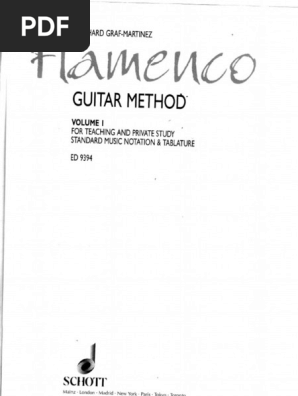 Flamenco guitar method