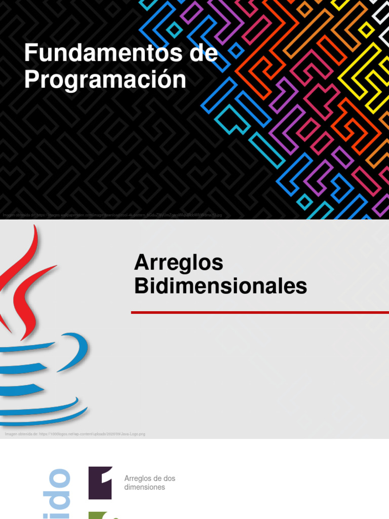 Arreglos Bidimensionales en Java | PDF | Ingeniería Informática ...