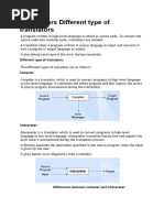 Translators Different Type of Translators