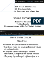 Series Circuits DAE 1st Year Electrical