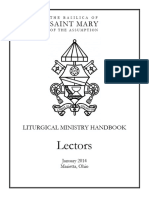 Handbook For Catholic Lectors