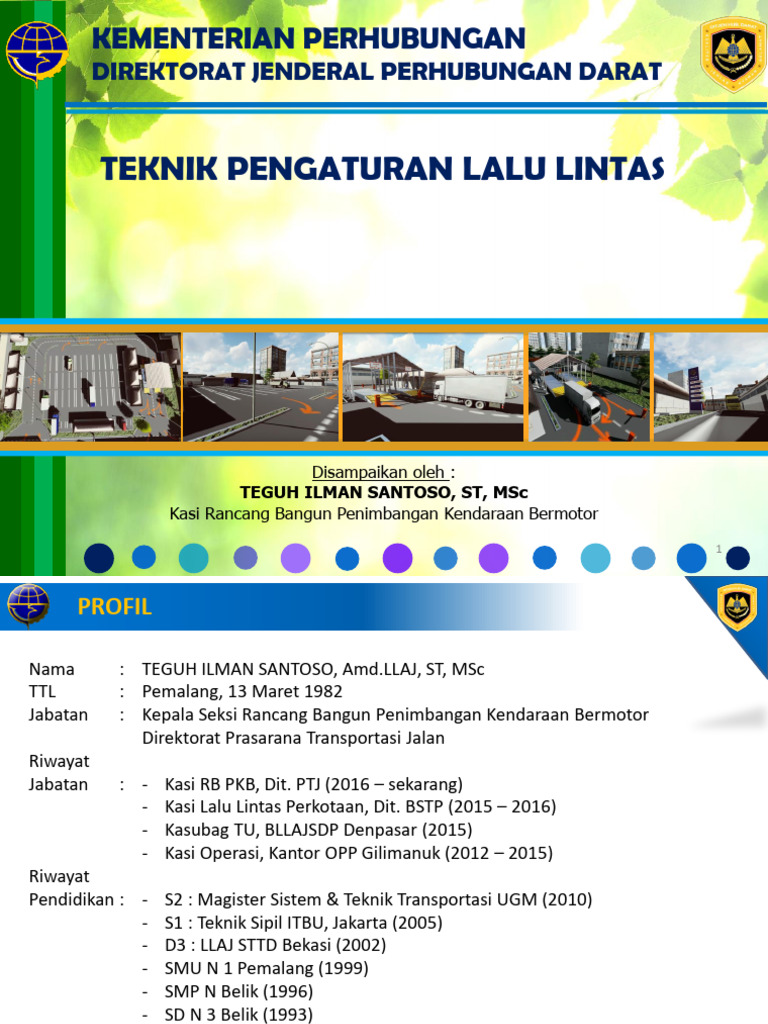 Teknik Pengaturan Lalu Lintas UPPKB | PDF