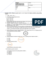 SOAL PAS 1 MTK KELAS VI K13 - Latihan