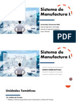 Sistema de Manufactura I - Analisis de Proceso - Dia 1