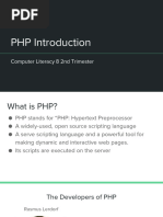 PHP Introduction Grade 8 - Compressed