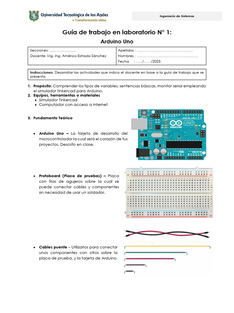 Proyectos Arduino en Tinkercad PDF | PDF | Corriente eléctrica | Arduino