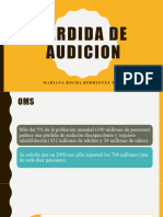 Perdida de Audicion