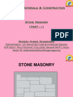 Unit-1 - Stone Masonry-Bmc Part-I