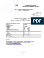 Methods of Nondestructive Testing in Production - Syllabus - копия