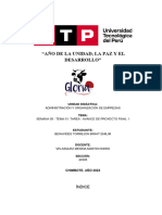 "Año de La Unidad, La Paz Y El Desarrollo": Índice