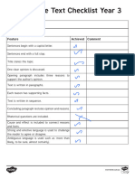 Checklist For The Transportations