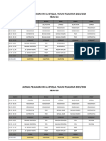 Jadwal Pelajaran 2023-2024 Edit