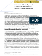 Canadian Geographies G Ographies Canadiennes - 2014 - Vodden - Governing Sustainable Coastal Development The Promise and