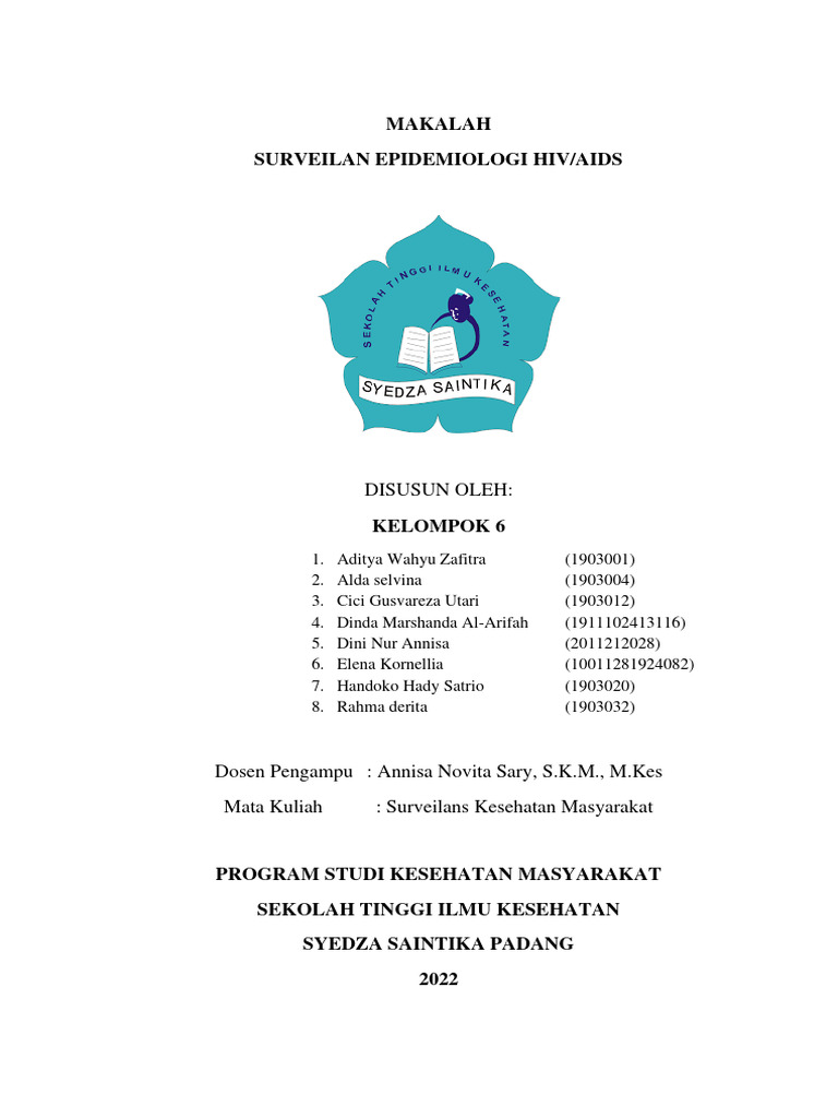 Surveilans Epidemiologi HIV/AIDS di Indonesia | PDF