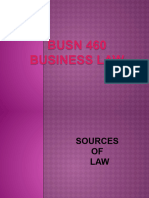 Business Law Week 2 (Sources of Law)