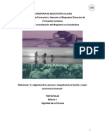 Portafolio 1 Diplomado Dignidad de La Persona, Integridad de La Familia, para Una Sana Convivencia