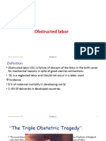 13. Obstracted labor
