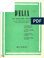 12 Grandi Studi D Elia Per Clarinetto