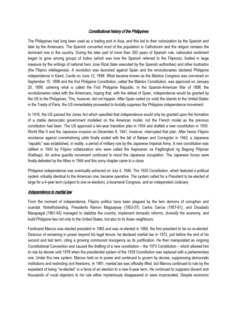 constitutional-history-of-the-philippines-pdf-philippines-corazon