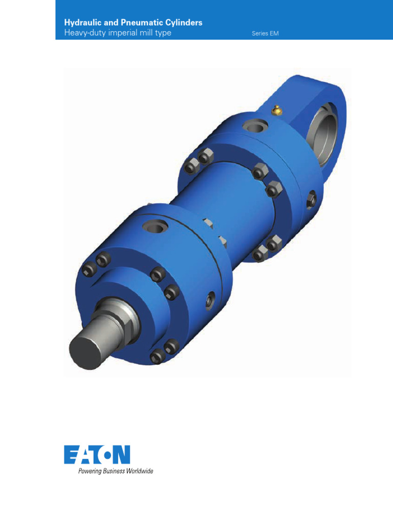Eaton Hydraulic and Pneumatic Cylinders Heavy Duty Imperial Mill Type