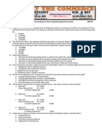 Time-90 Min. TEST-Accounting For Share Capital (Company Accounts) MM.40