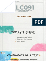 ELC091 Text Structure