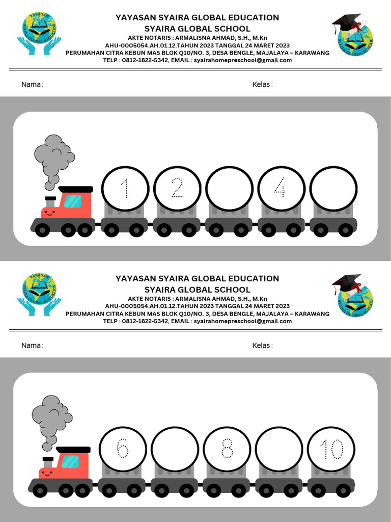 Number Train | PDF