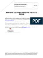 UL Significant Change Form 0-MB-F0853 Issue v.3