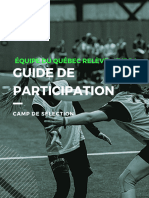 Guide de Participation - Sélection RELÈVE