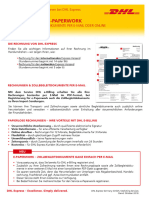 DHL Express Infoblatt Rechnungen 022019