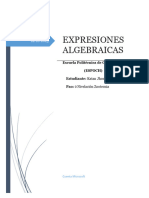 Expresiones Algebraicas