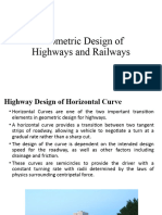 Geometric Design of Highways and Railways