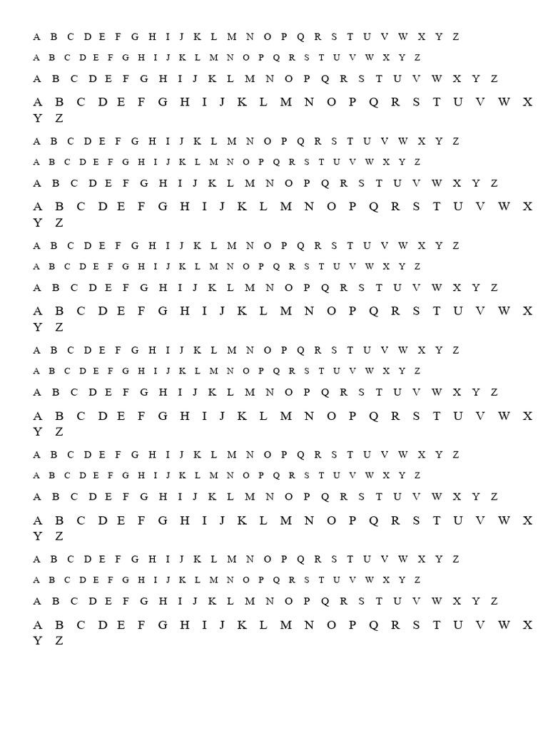 Alphabet Overview Document | PDF
