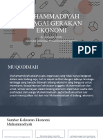 Materi 10 - Muhammadiyah Sebagai Gerakan Ekonomi