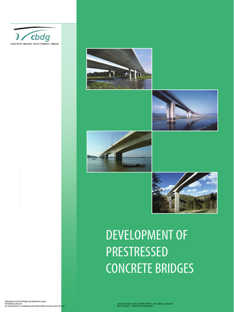 Development of Prestressed Concrete Bridges | PDF | Bridge | Concrete