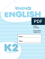 LEARNING ENGLISH Kindergarten 2 - Sample Pages